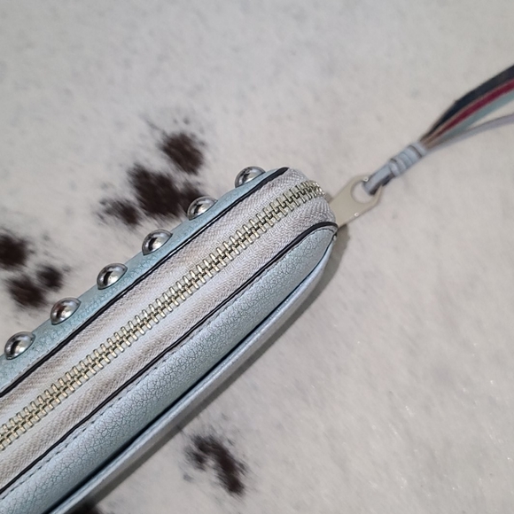 Rebecca Minkoff blue unicorn studded wallet - Picture 6 of 6